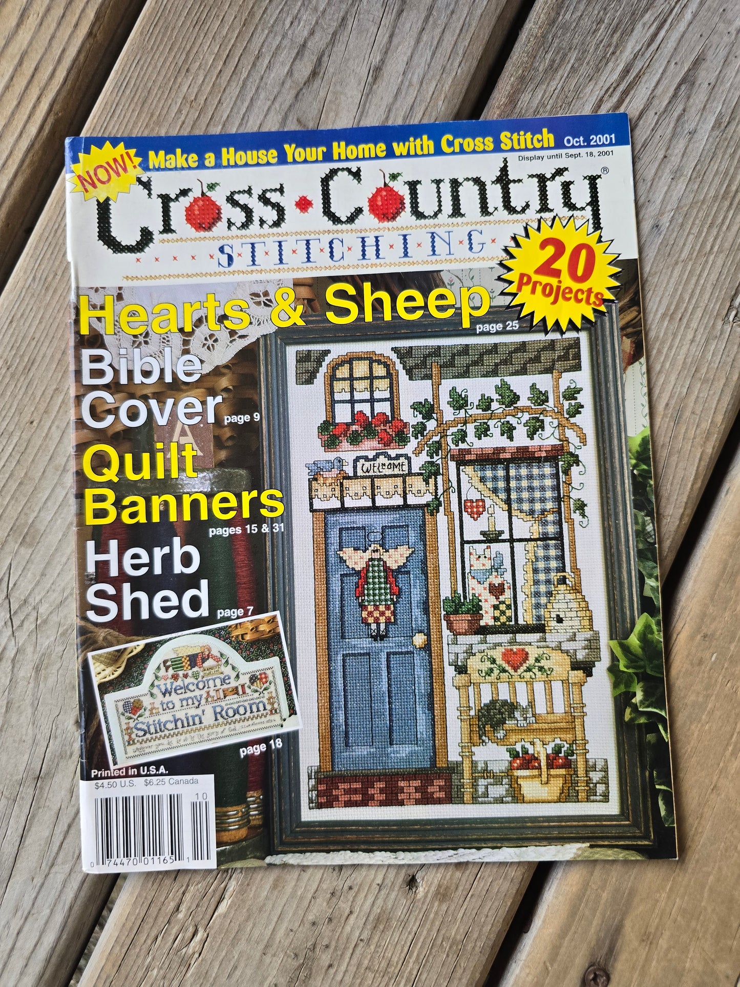Cross Country Stitching Magazine - 2001 Bundle