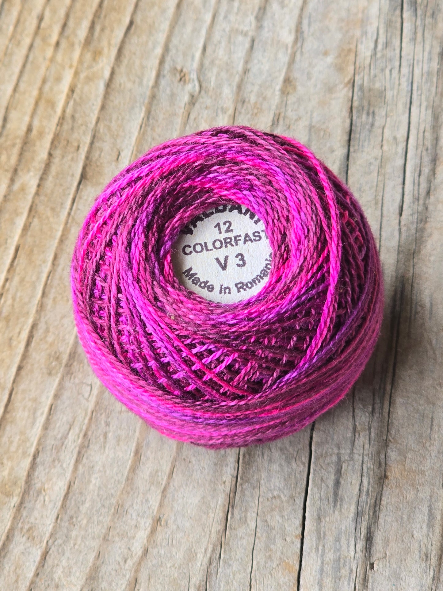Valdani - Perle Cotton - Hand-Dyed - Size 12 - #V3 - Thread