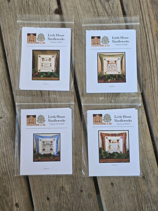 Little House Needleworks - Season of Rest, Hope, Growth, and Plenty - Cross Stitch Pattern