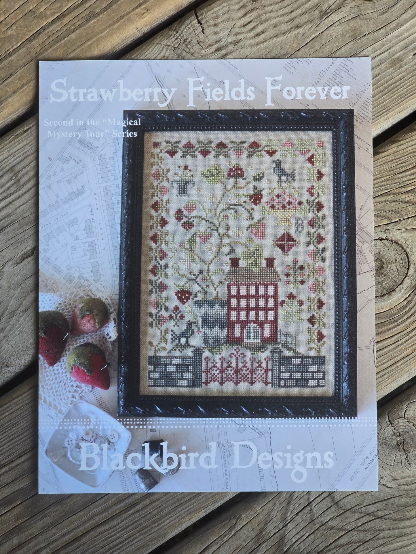 Blackbird Designs - Strawberry Fields Forever - Cross Stitch Pattern