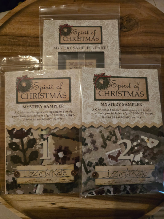 Lizzie Kate - Spirit of Christmas - Mystery Sampler - Cross Stitch Kit