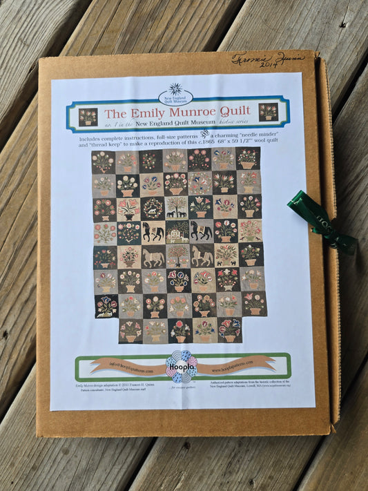 The Emily Munroe Quilt - Wool Boxed Quilt Pattern