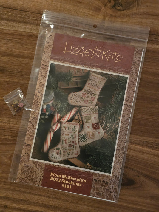 Lizzie Kate - Flora McSample's 2013 Stockings - #161 - Cross Stitch Pattern