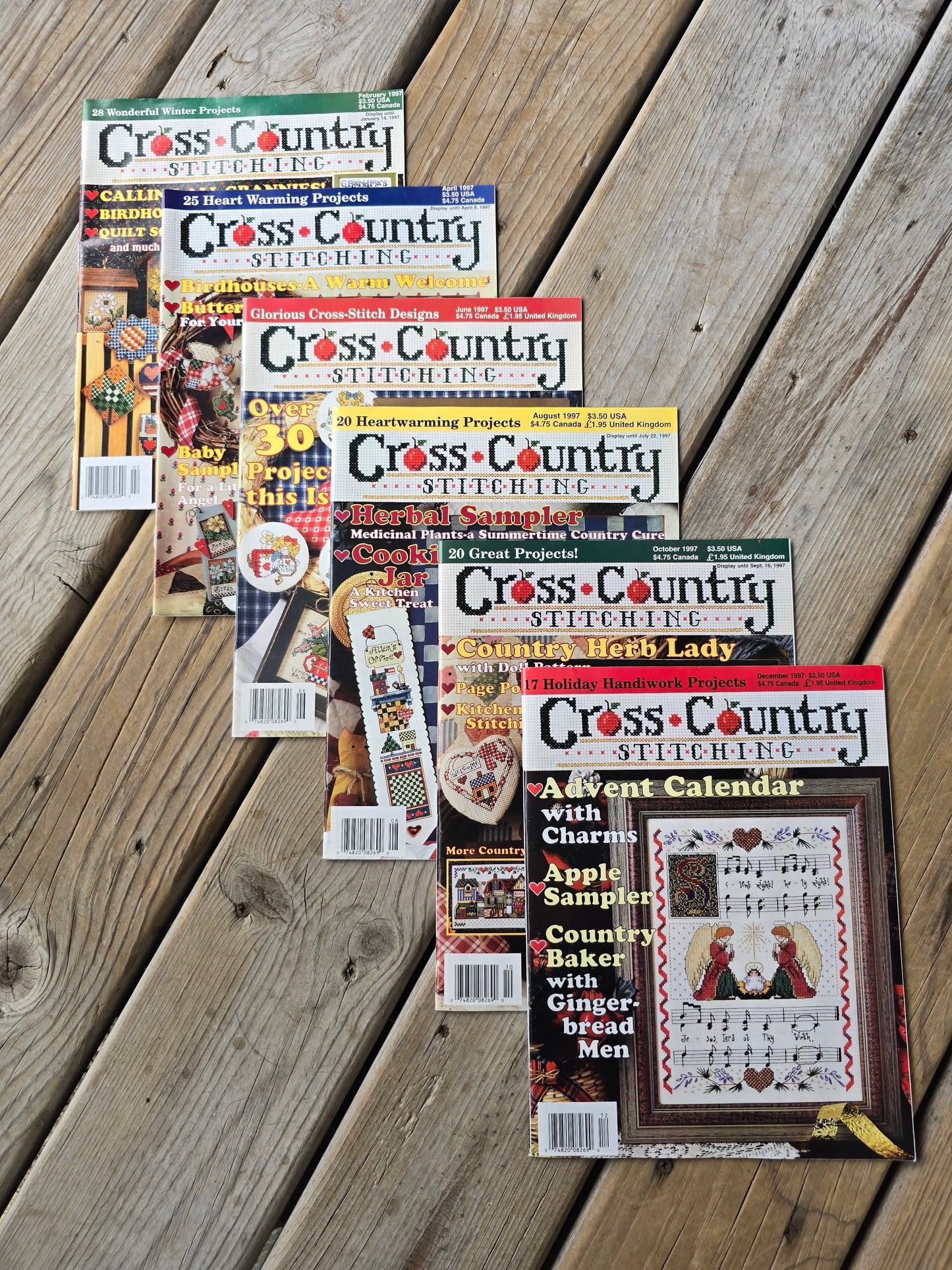 Cross Country Stitching Magazine - 1997 Bundle