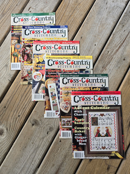 Cross Country Stitching Magazine - 1997 Bundle
