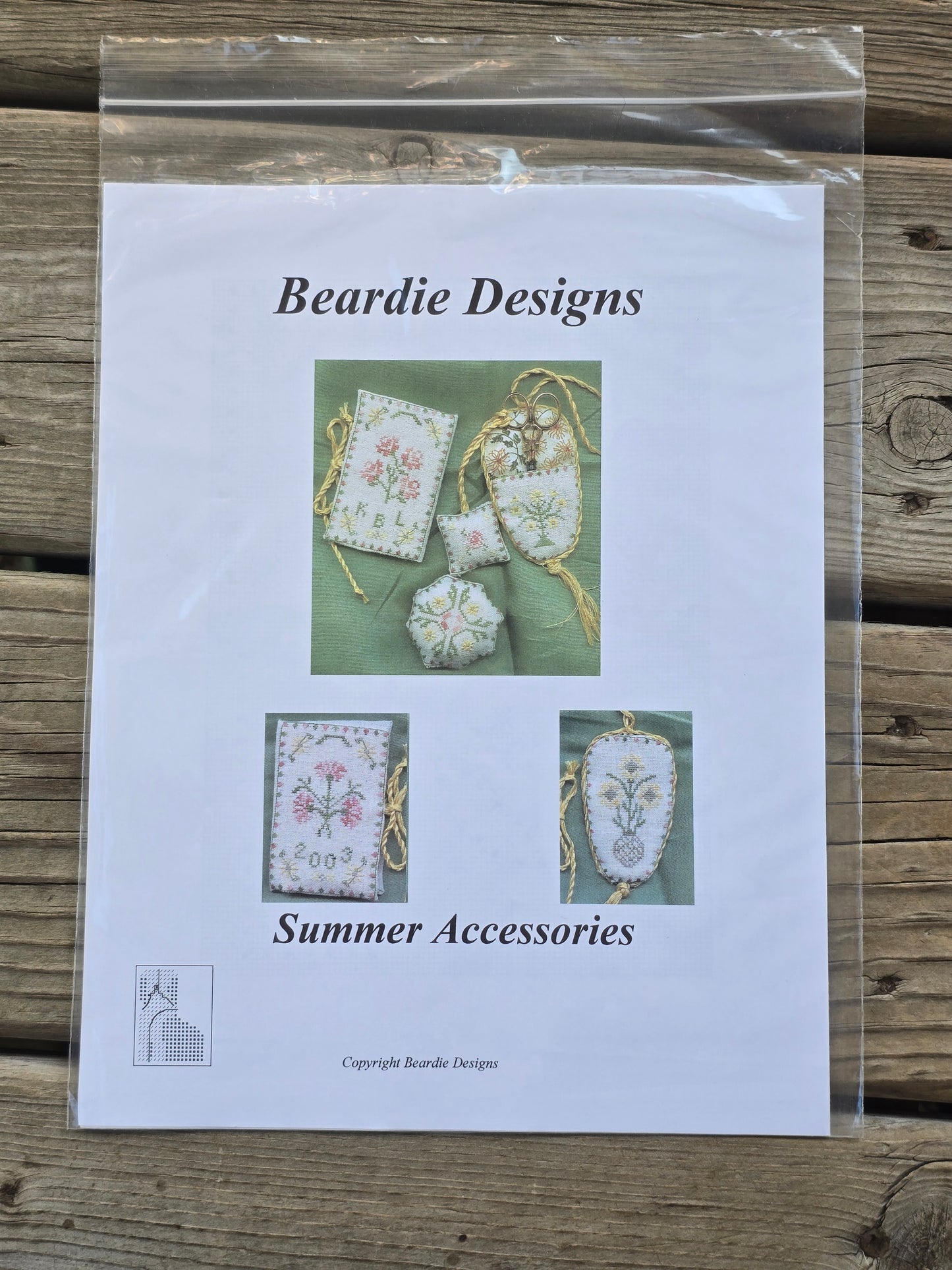 Beardie Designs - Summer Accessories - Cross Stitch Pattern