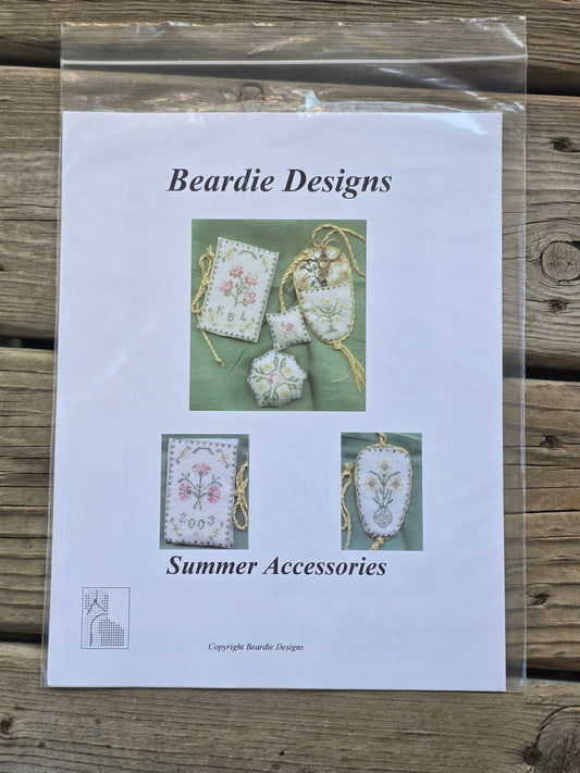 Beardie Designs - Summer Accessories - Cross Stitch Pattern