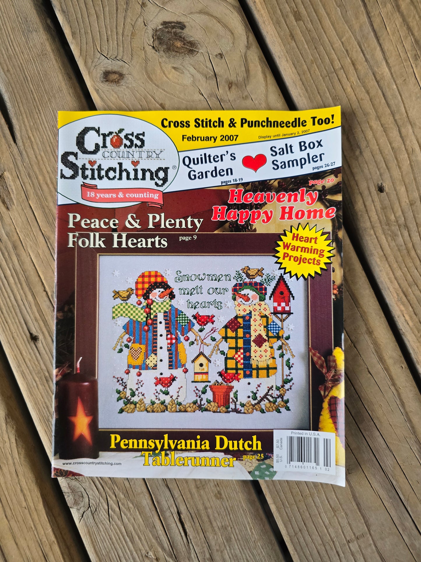Cross Country Stitching Magazine - 2007 Bundle