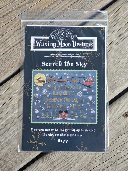 Waxing Moon Designs - Search the Sky - Cross Stitch Pattern