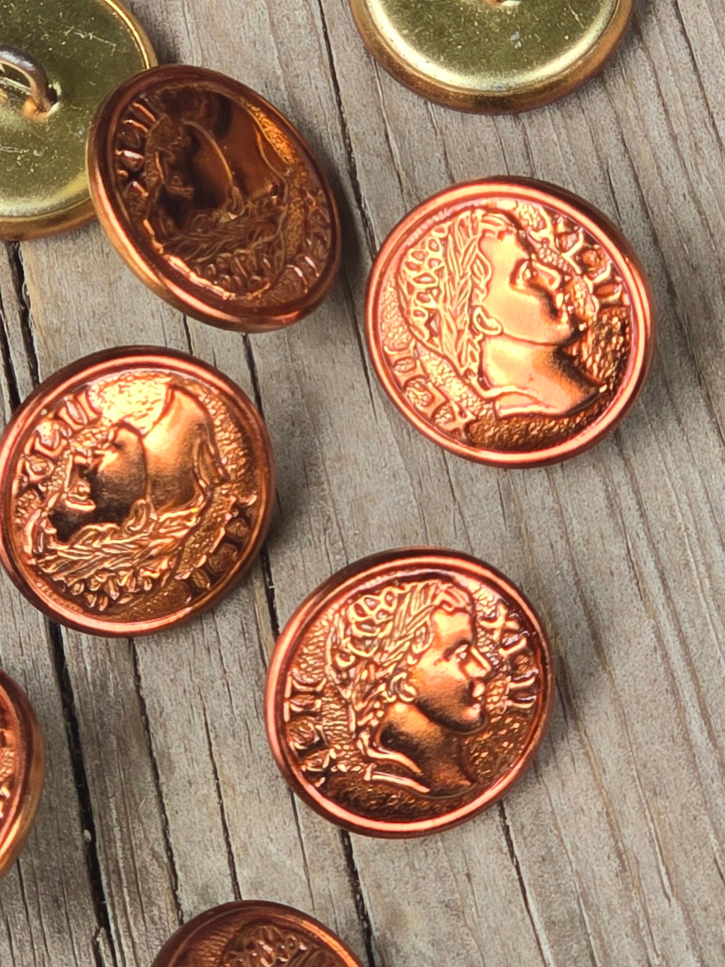 Napoleon Empereur (Emperor) Buttons - Set of 19