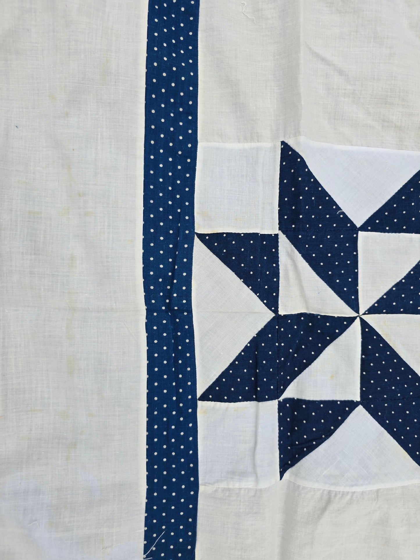 Vintage Star Quilt Top - Machine Pieced