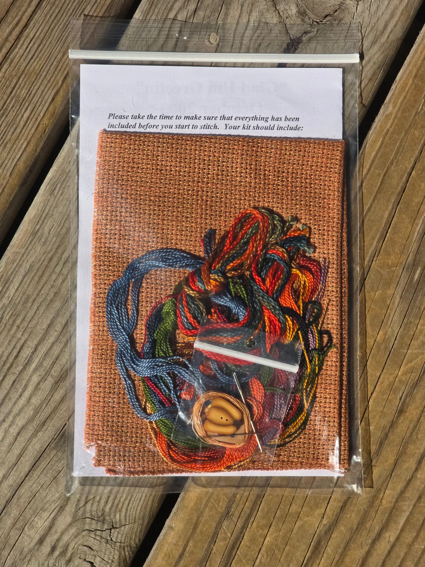 Aidaworks - Stitchin' Fix - Glad I'm Greeting - Cross Stitch Kit