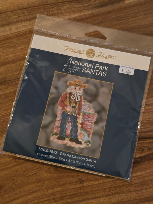 Mill Hill - National Park Santas - Grand Canyon Santa - MH20-1832 - Cross Stitch Kit