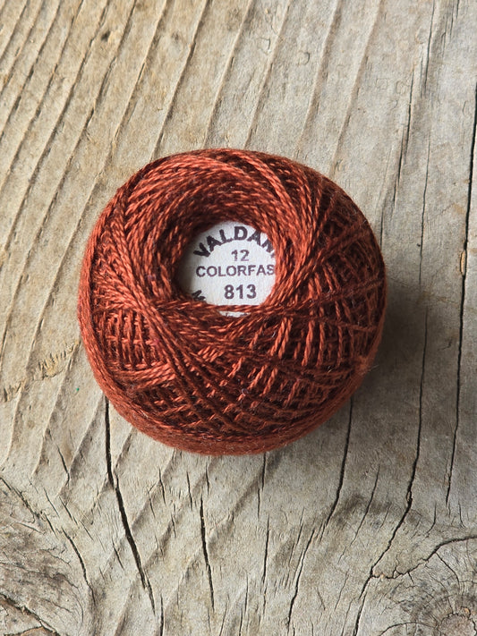 Valdani - Perle Cotton - Hand-Dyed - Size 12 - #813 - Thread