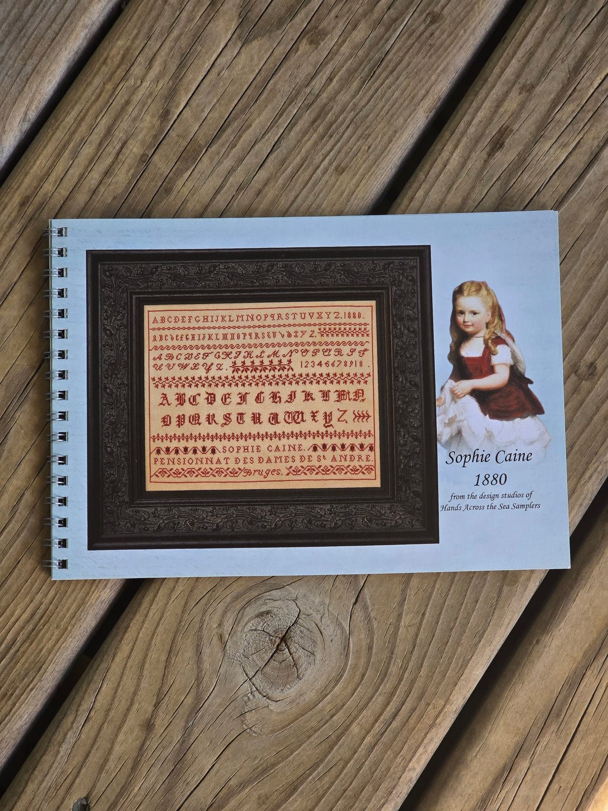 Hands Across The Sea Samplers - Sophie Caine 1880 - Cross Stitch Pattern Booklet
