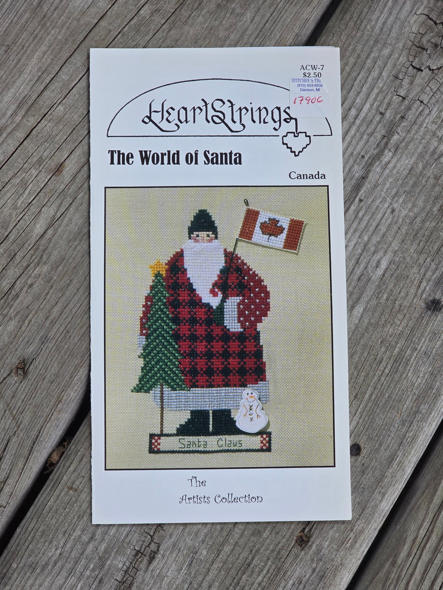 Heartstrings - The World of Santa - Canada - Cross Stitch Pattern