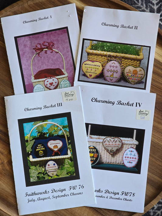 Faithwurks - Charming Basket I-IV - Cross Stitch Kit