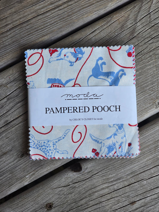 Moda - Pampered Pooch - Quilting Fabric - Charm Pack