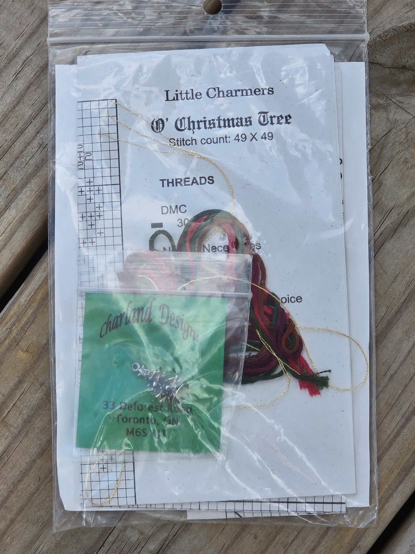 Charland Designs - O' Christmas Tree - Little Charmers - Cross Stitch Kit