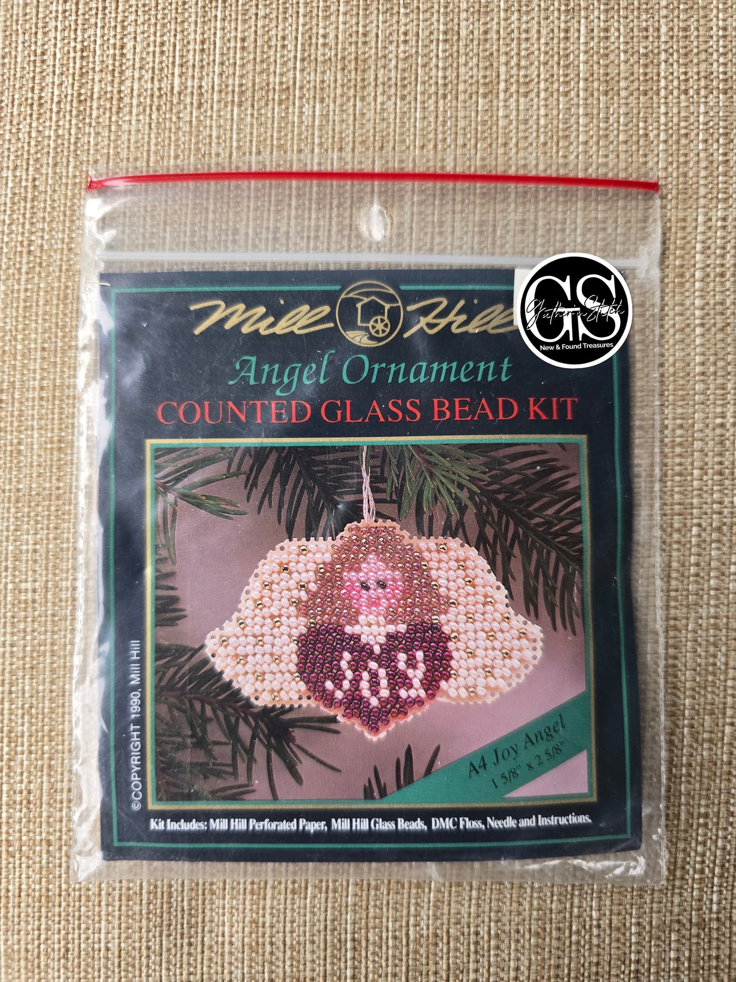 Mill Hill - Angel Ornament - Counted Glass Bead Kit - A4 Joy Angel