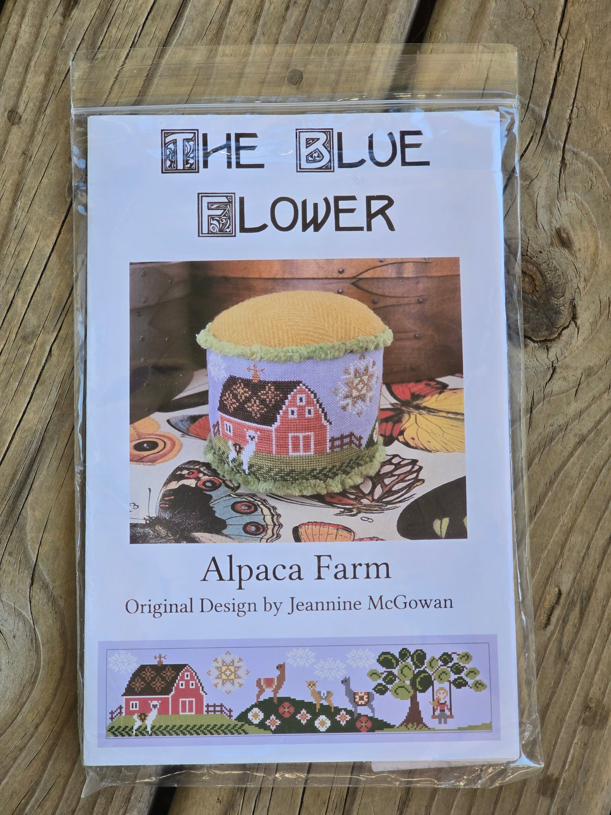 The Blue Flower - Alpaca Farm - Cross Stitch Kit
