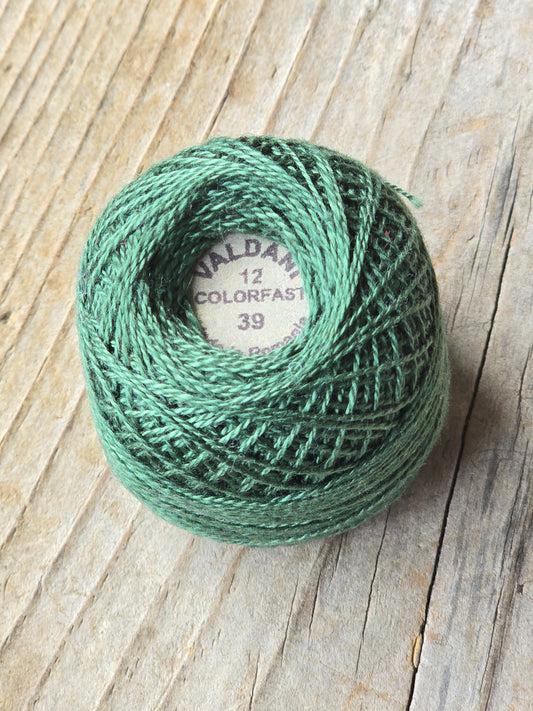 Valdani - Perle Cotton - Hand-Dyed - Size 12 - #39 - Thread