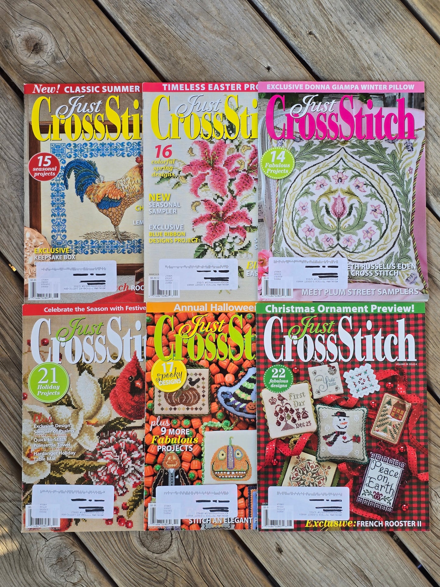 Just Cross Stitch - 2011 - Magazine Bundle