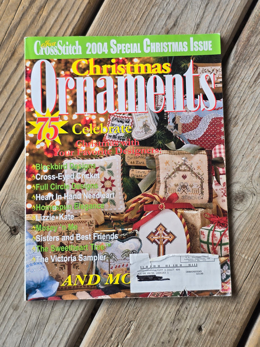 Just Cross Stitch - Special Christmas Issue - Christmas Ornaments - Holiday 2004