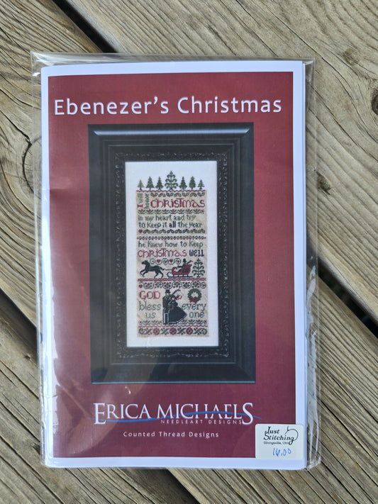 Erica Michaels - Ebenezer's Christmas- Cross Stitch Pattern