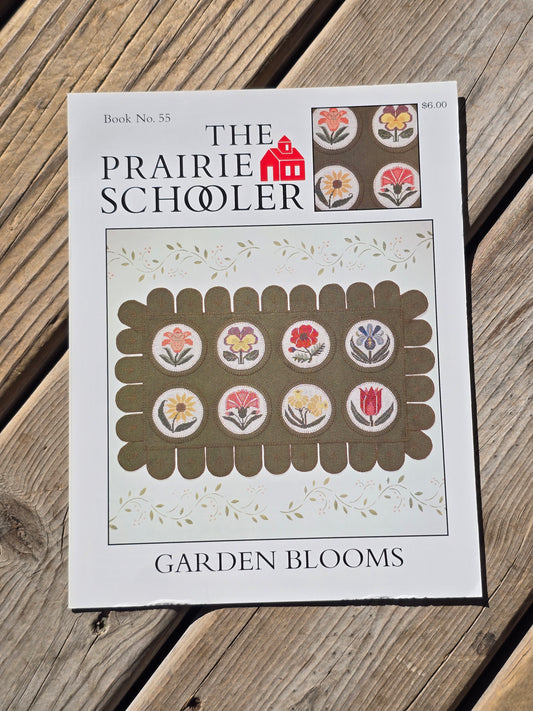 The Prairie Schooler - Garden Blooms - Book No. 55 - Cross Stitch Pattern