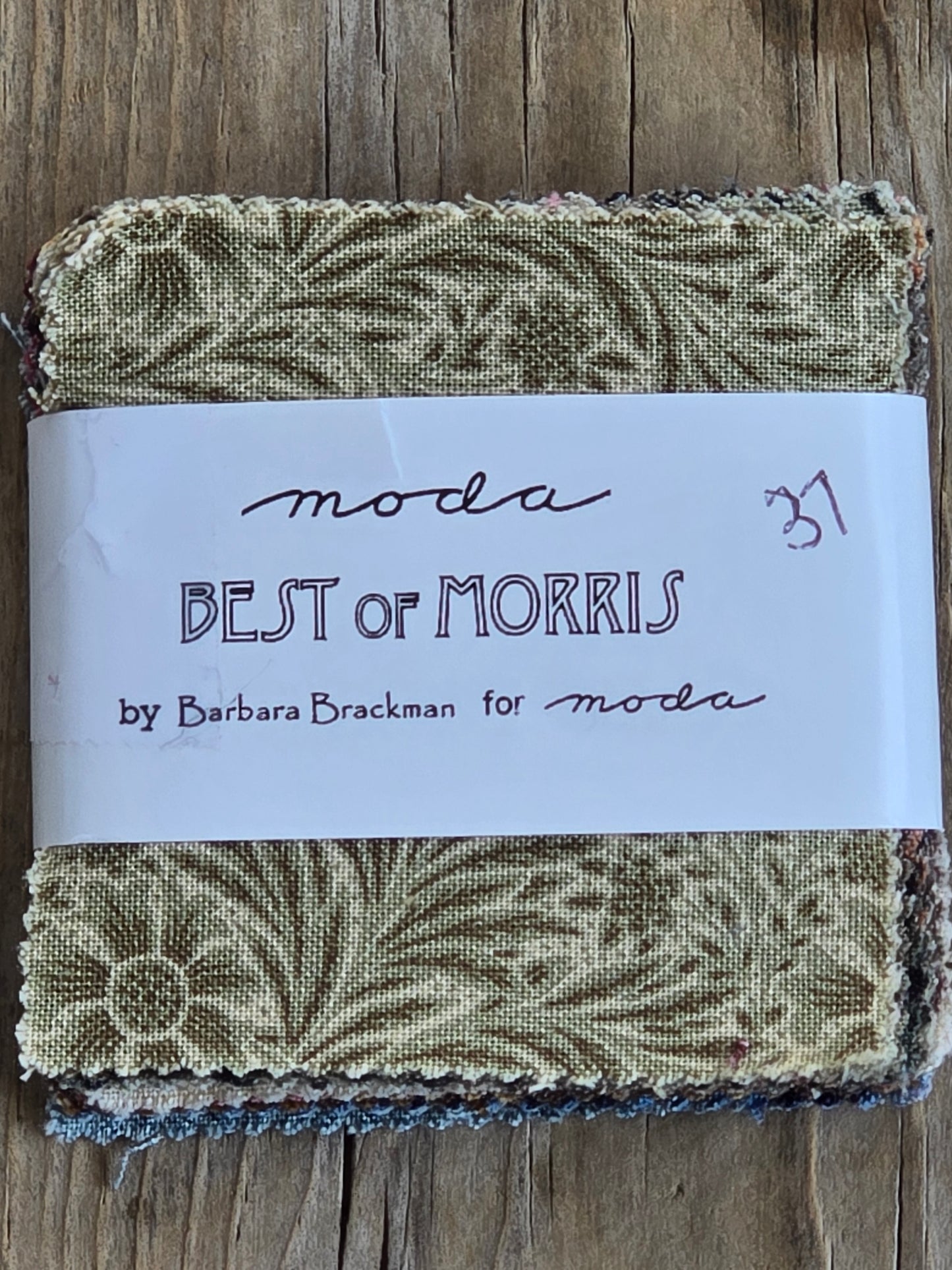 Moda - Barbara Brackman - Best of Morris - Quilting Fabric - Mini Charm Pack