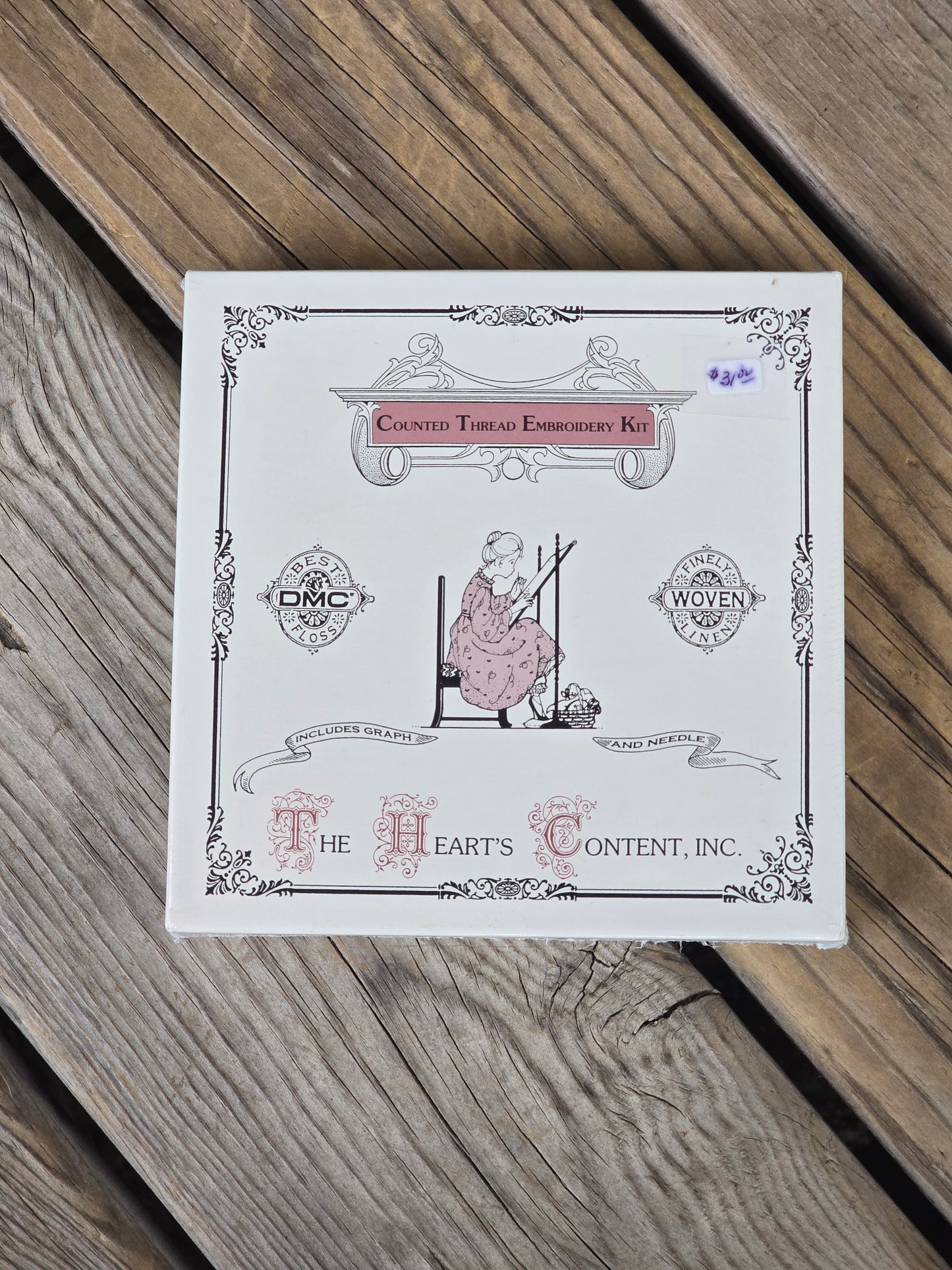 The Heart's Content, Inc. - 1997 Annual Ornament - Plum Pudding - Cross Stitch Kit