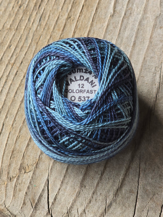Valdani - Perle Cotton - Hand-Dyed - Size 12 - #O537 - Thread