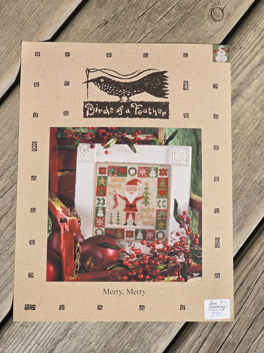 Birds of a Feather - Merry, Merry - Cross Stitch Pattern