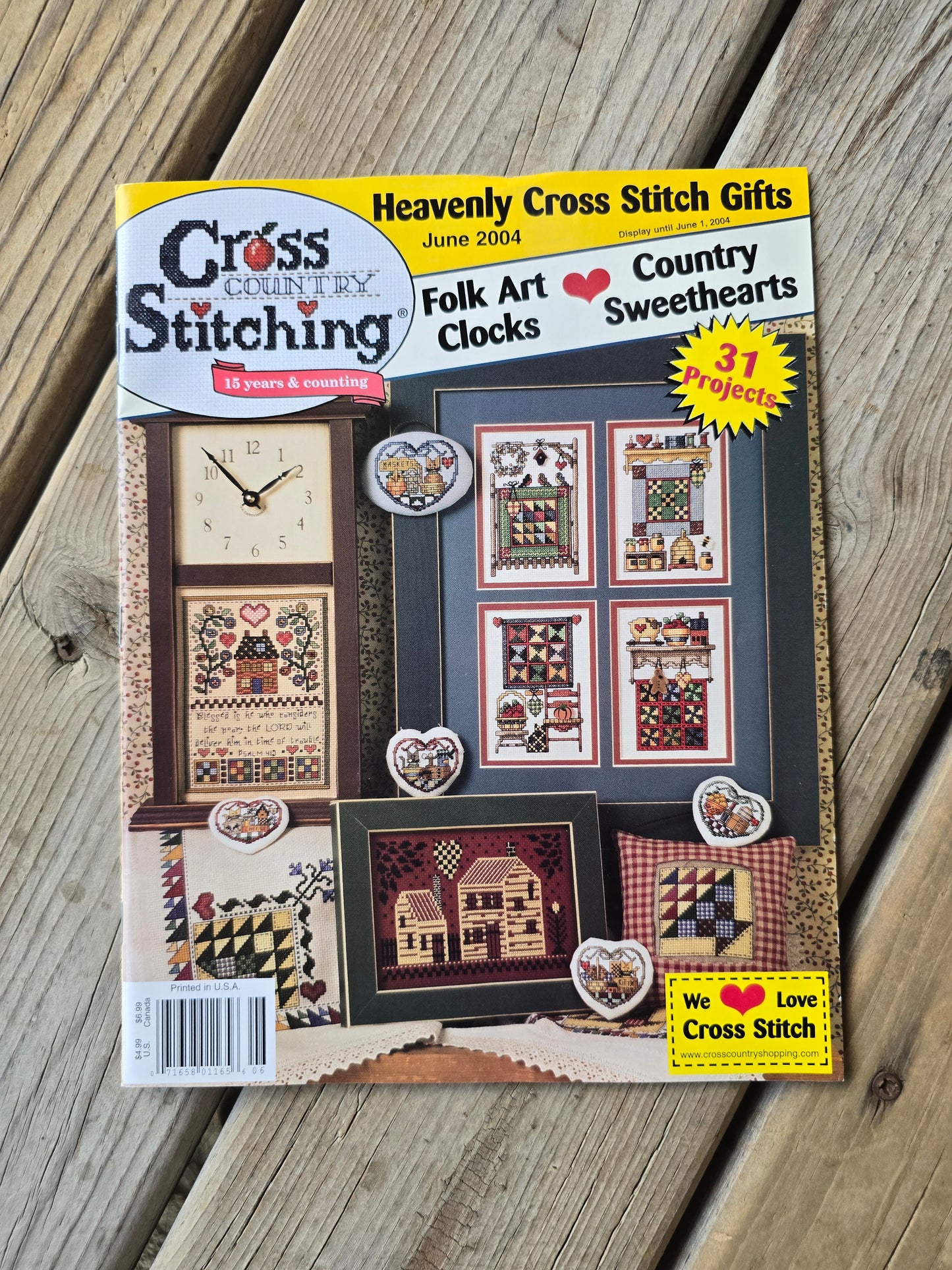 Cross Country Stitching Magazine - 2004 Bundle