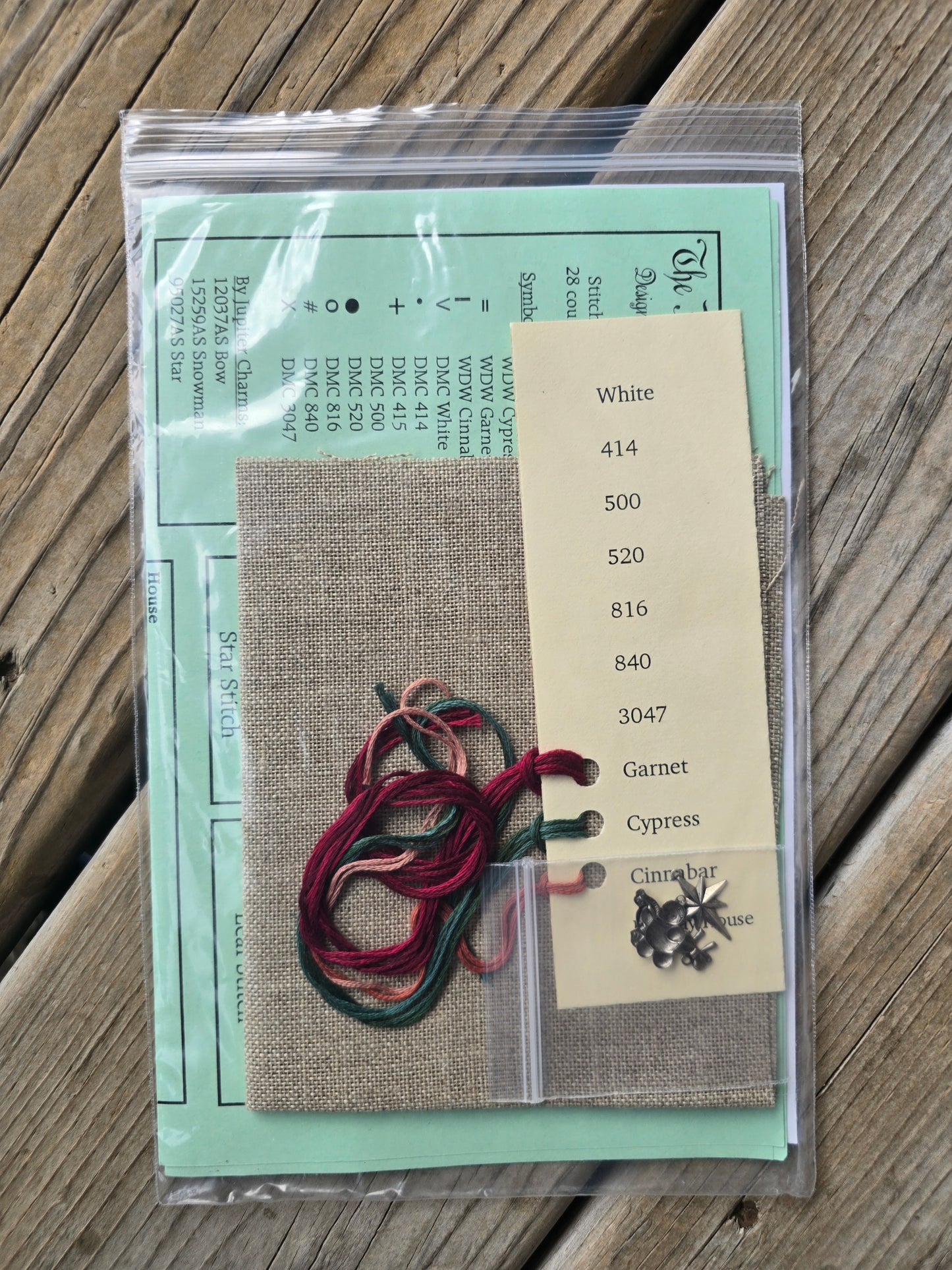 Elizabeth's Designs - Flower & Friends Stitching Club - The Holiday House- Cross Stitch Kit
