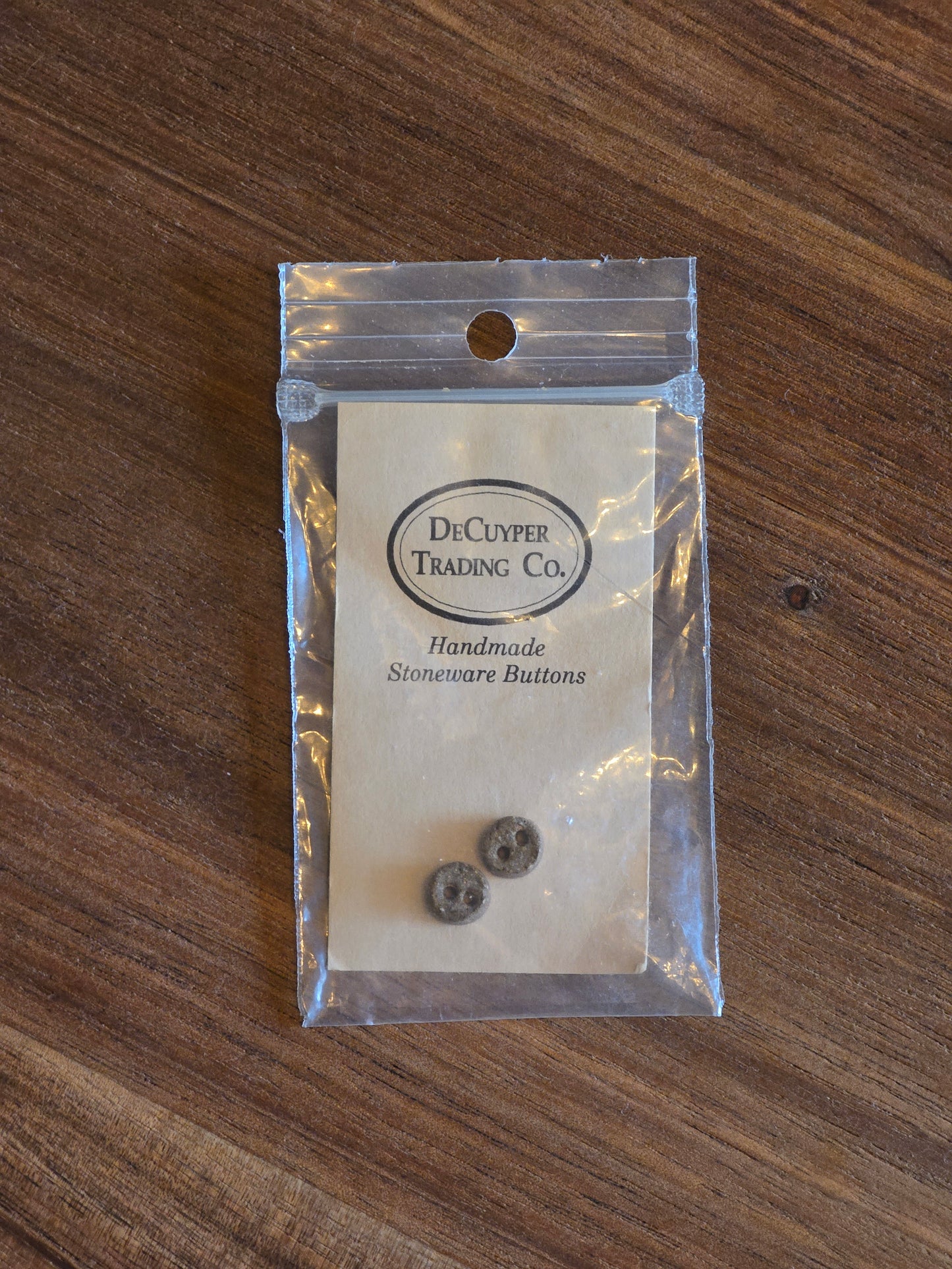 DeCuyper Trading Co - Handmade Stoneware Buttons