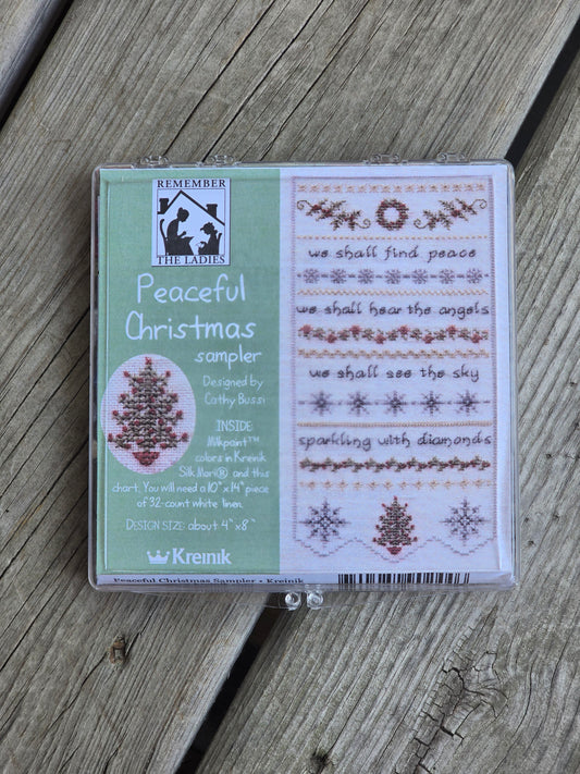 Kreinik - Remember the Ladies - Peaceful Christmas - Cross Stitch Kit w Floss