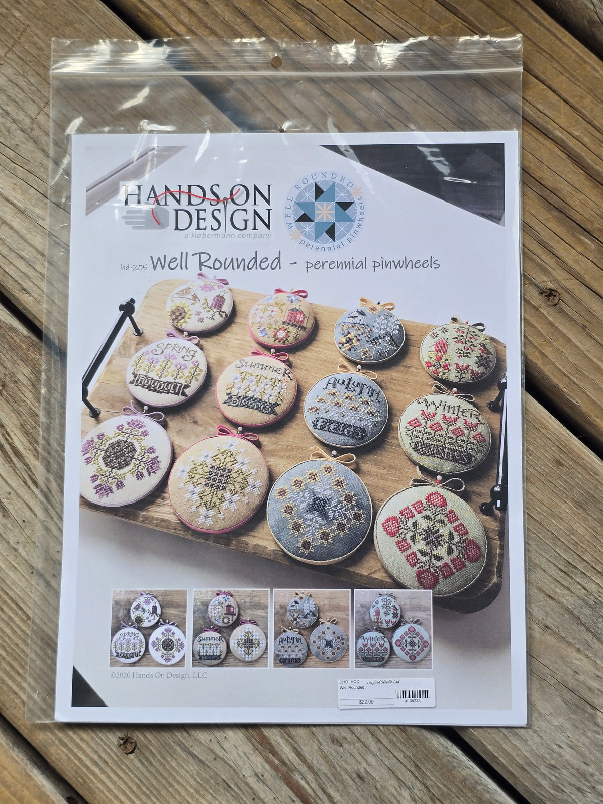 Hands on Design - Well Rounded - Perennial Pinwheels - Cross Stitch Pattern