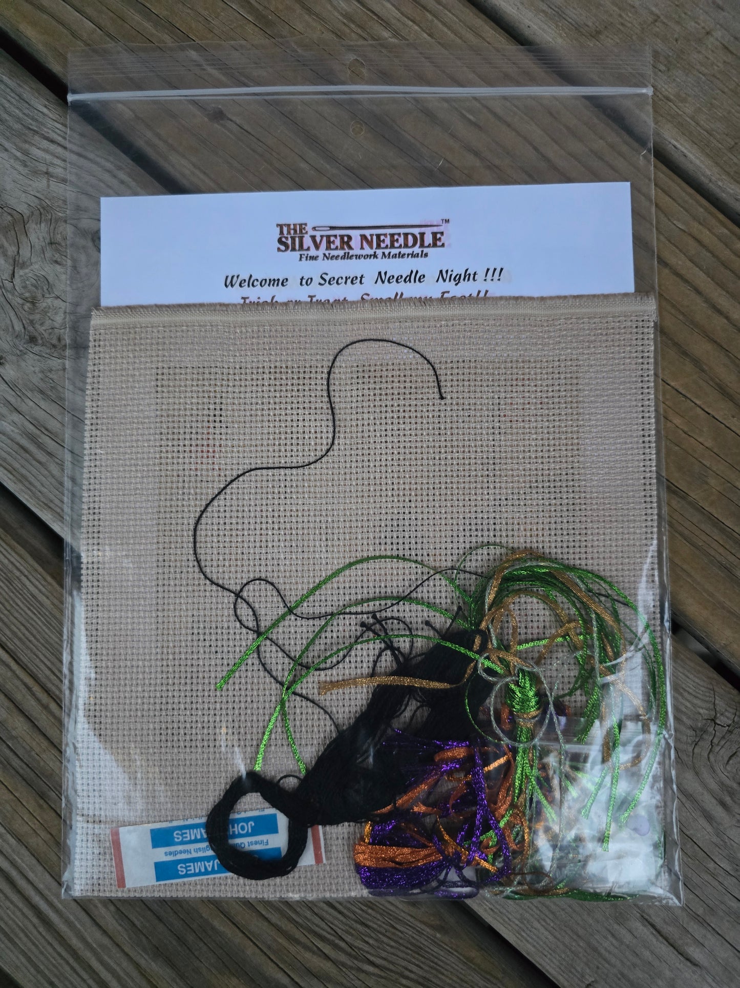 The Silver Needle - Trick or Treat Smell My Feet Cross Stitch Kit