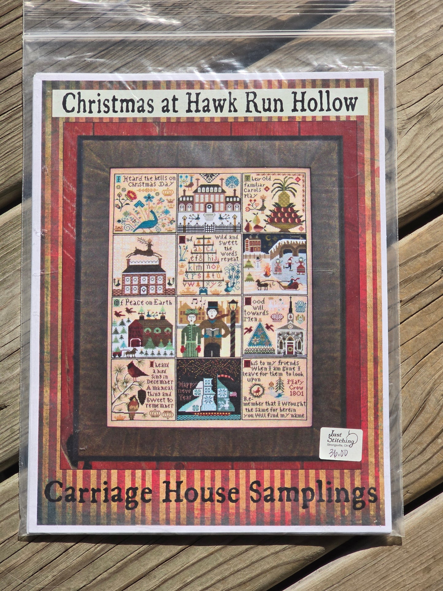 Carriage House Samplings - Christmas at Hawk Run Hollow - Cross Stitch Kit