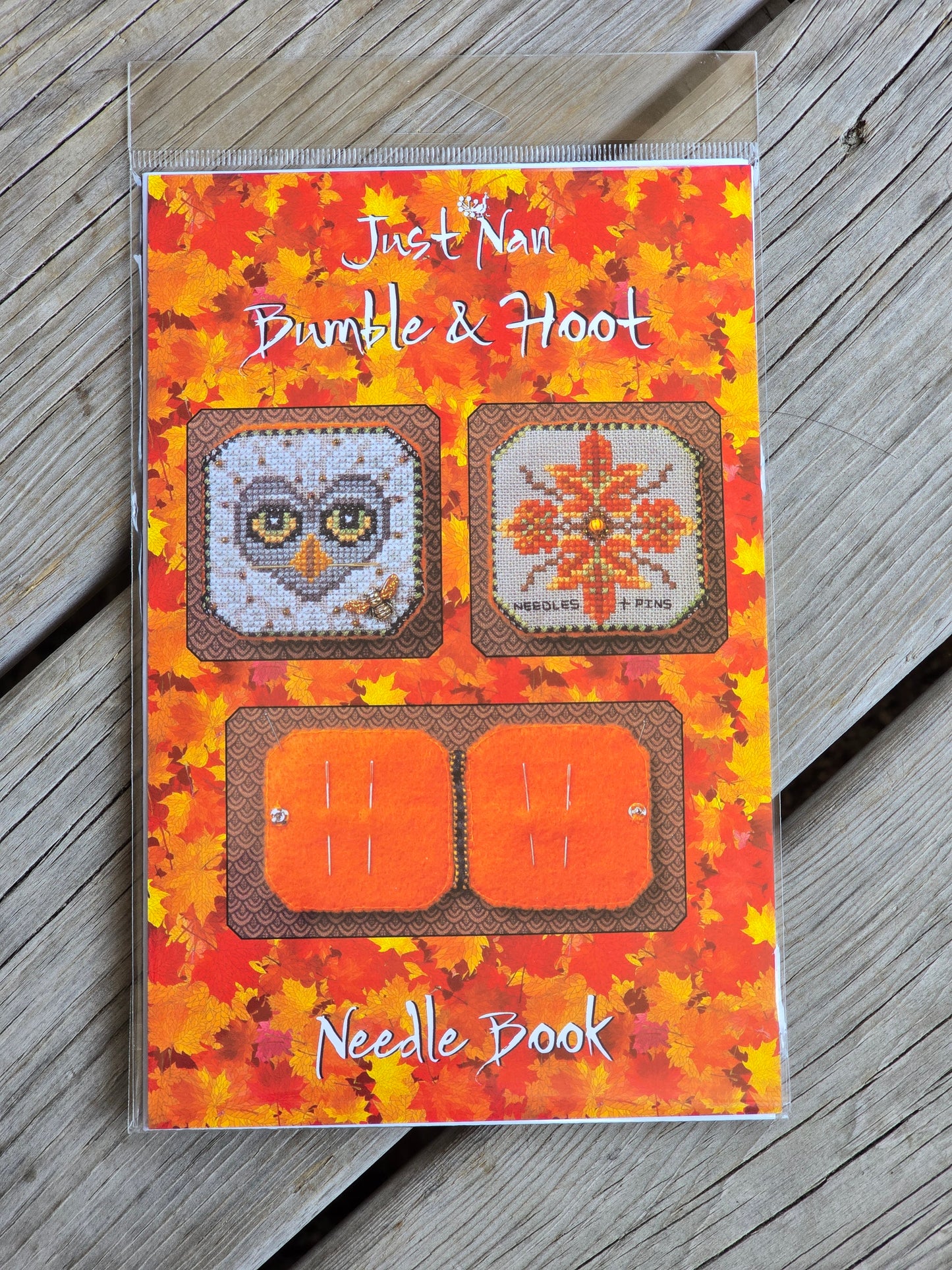 Just Nan - Bumble & Hoot Needle Book - Cross Stitch Pattern