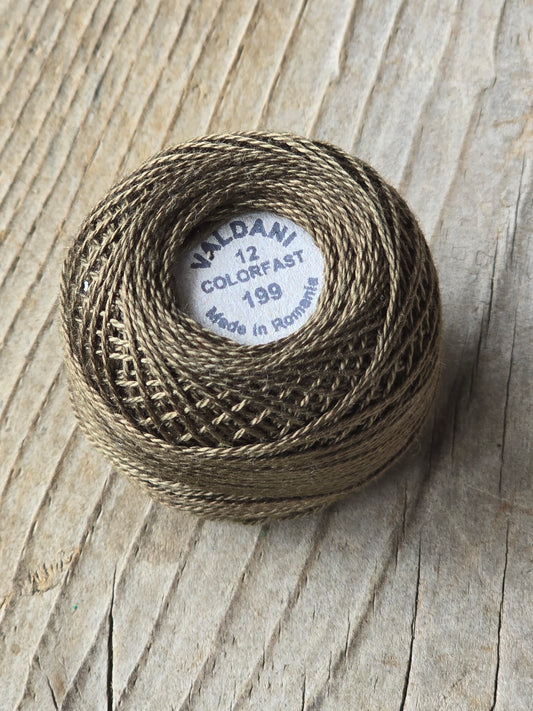 Valdani - Perle Cotton - Hand-Dyed - Size 12 - #199 - Thread