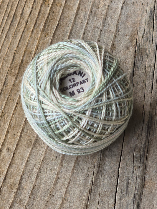 Valdani - Perle Cotton - Hand-Dyed - Size 12 - #M93 - Thread