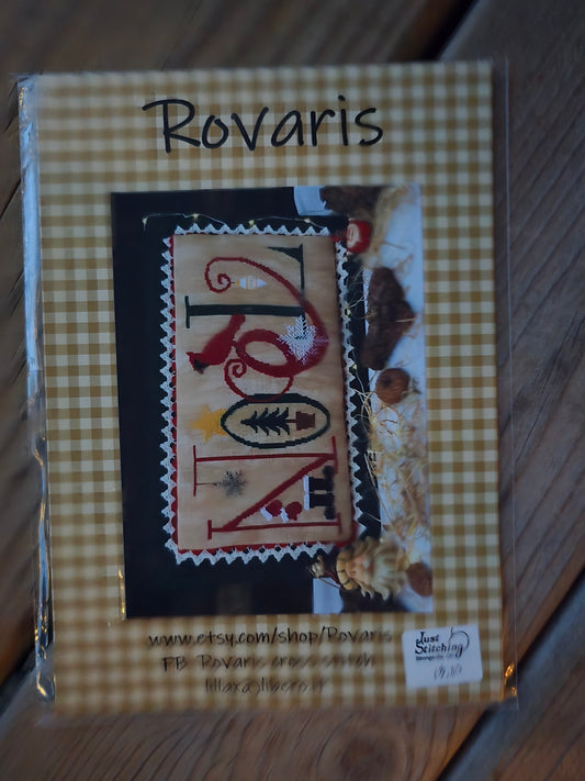 Rovaris - Noel - Cross Stitch Pattern with Charm