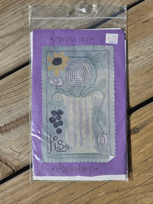 Blacksheep - Spring Urn - Cross Stitch Kit