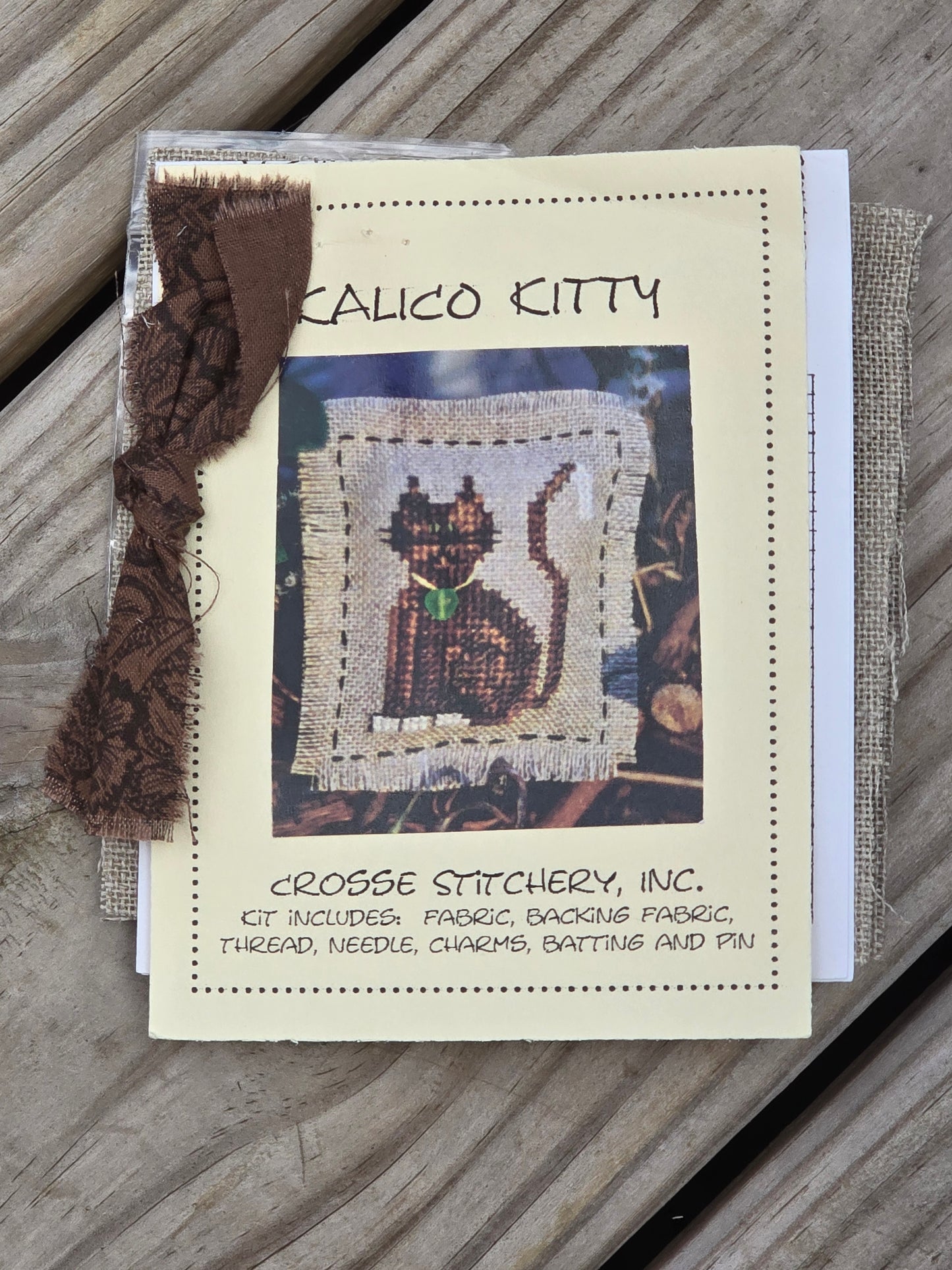 Crosse Stitchery, Inc. - Kalico Kitty - Cross Stitch Kit