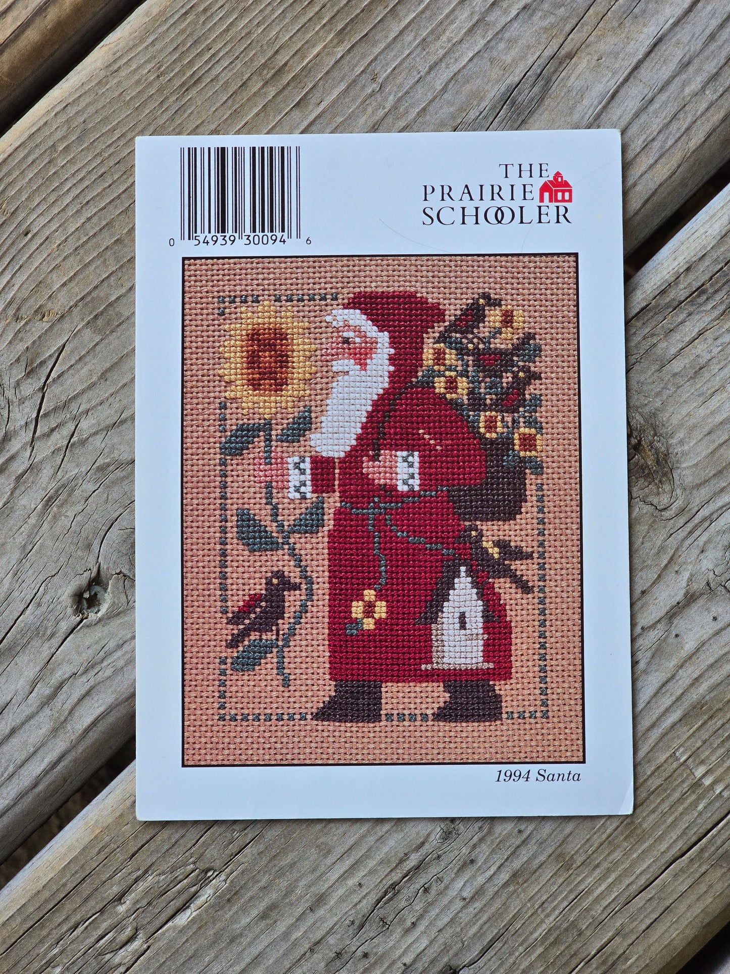 The Prairie Schooler - 1994 Santa - Cross Stitch Pattern