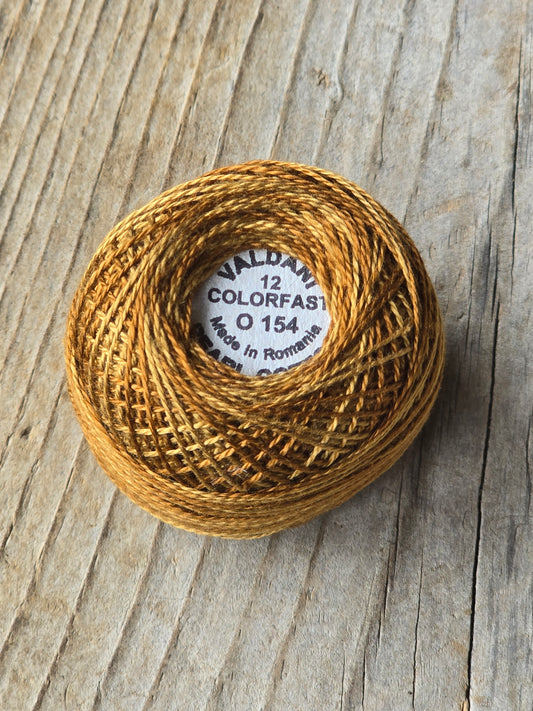 Valdani - Perle Cotton - Hand-Dyed - Size 12 - #O154 - Thread
