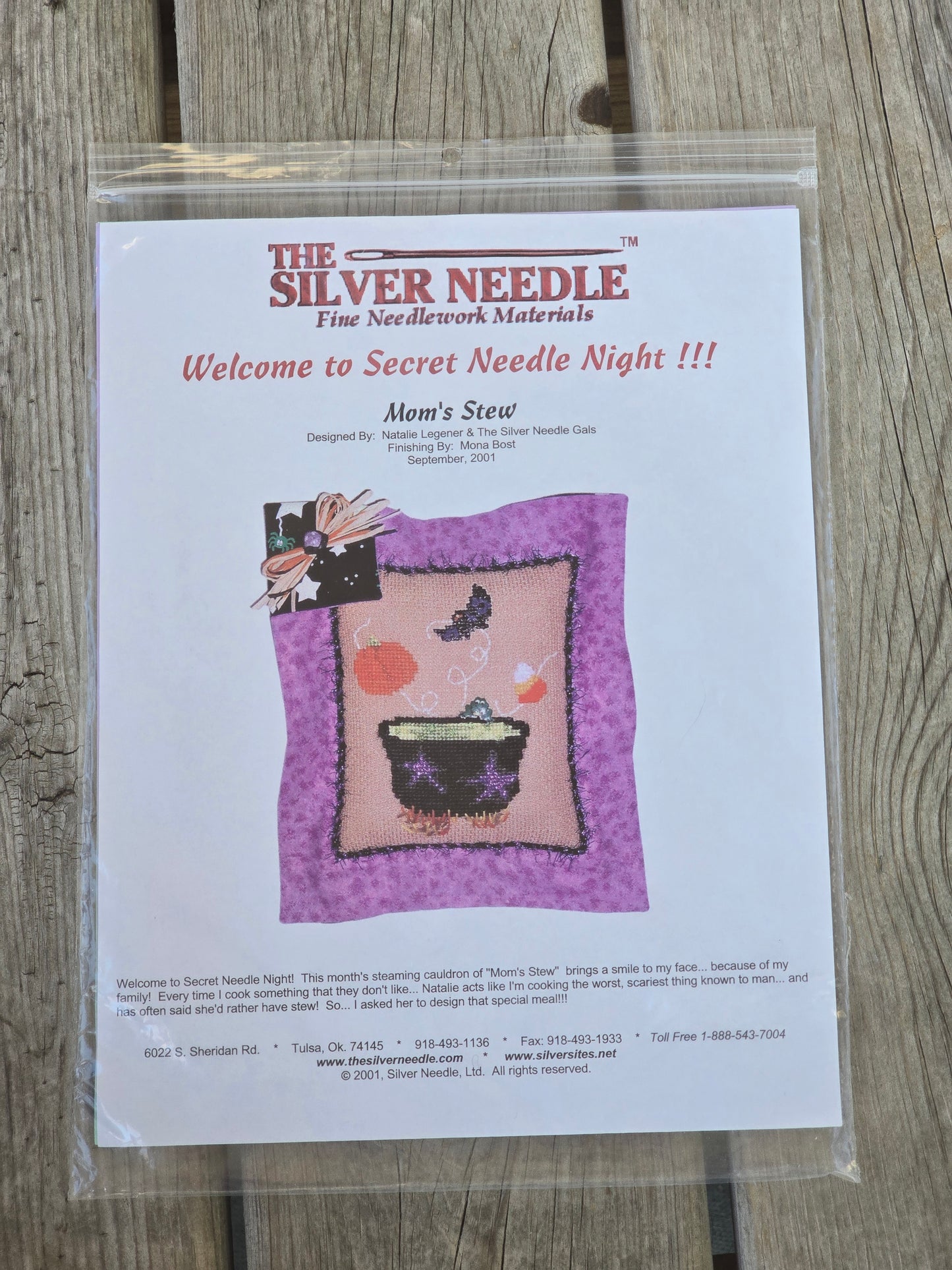 The Silver Needle - Mom's Stew - Cross Stitch Kit